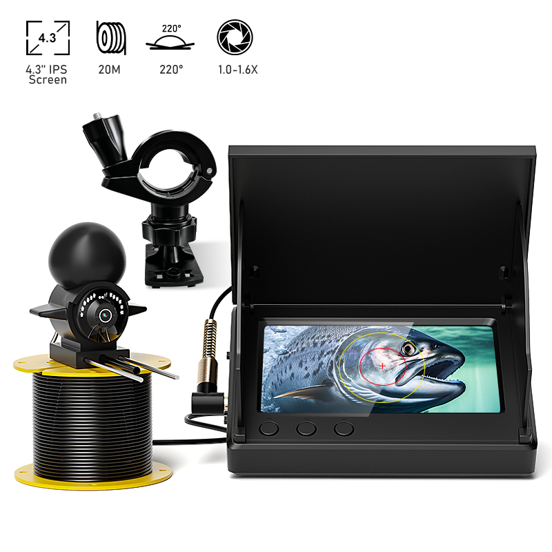 Fishing Depth Finder - 4,3 inç LCD Ekranlı Taşınabilir Balık